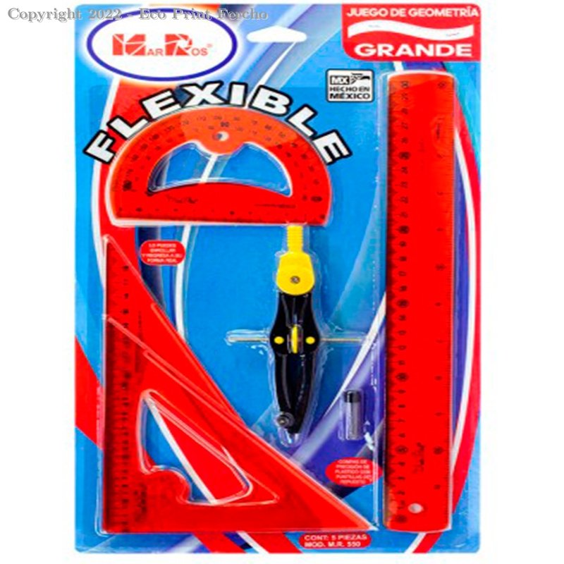 Juego Geometrico Grande Flexible Mr550