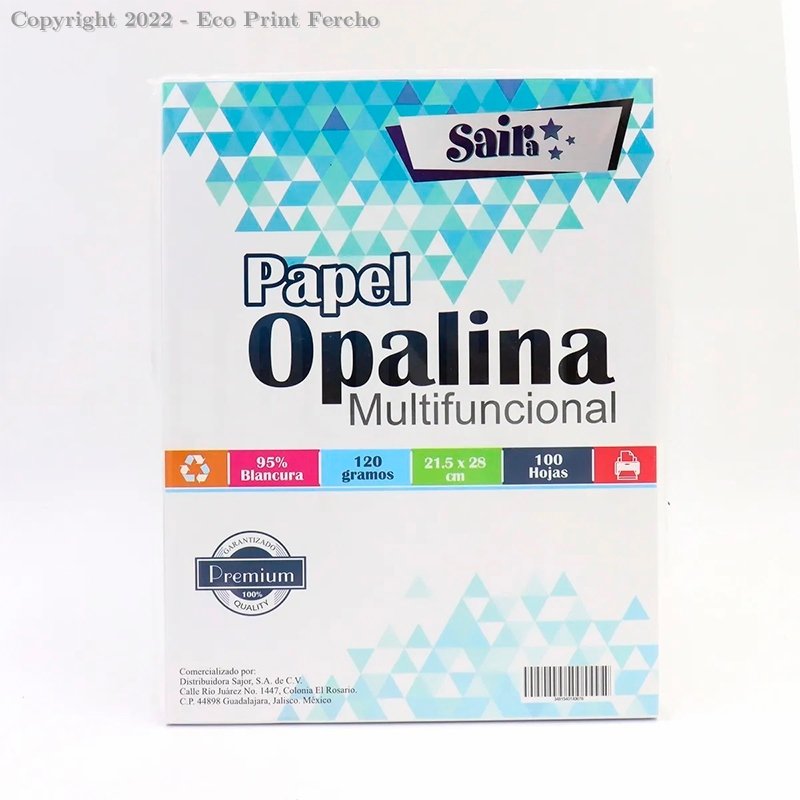 Opalina Premium 220 Gr Gruesa 100H