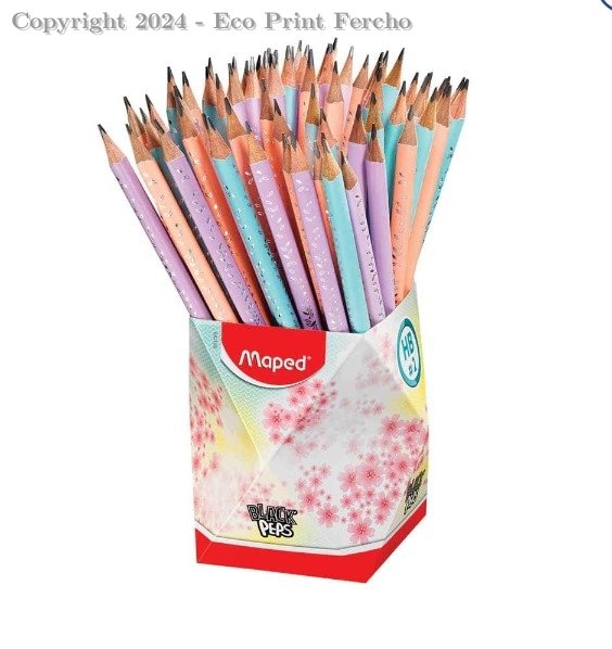 Lapiz con Goma Numero 2 Triangular con 72 Piezas