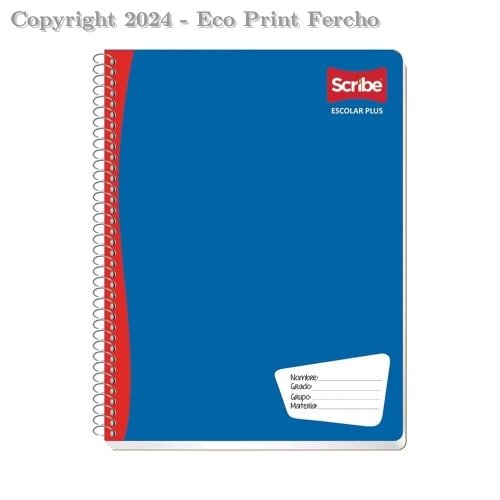 Libreta Cuaderno Profecional Cuadro Grande C7m Espiral