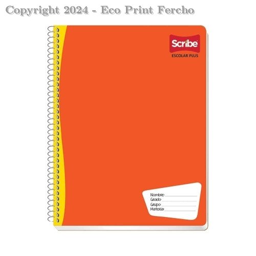 Libreta Cuaderno Profecional Raya Espiral Escolar Plus
