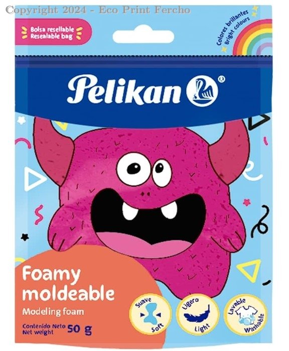Foamy Moldeable  Pelikan Variedad de colores 50g