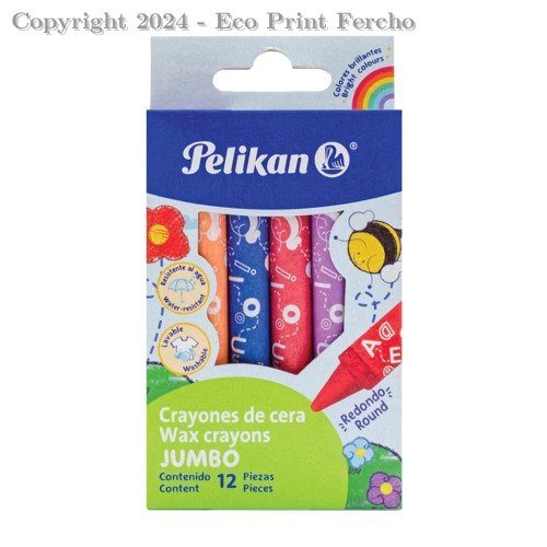 Crayones Pelikan Jumbo c/12