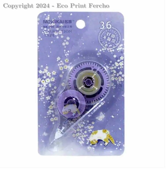 Corrector tape con diseño de gato 5mm mk-704