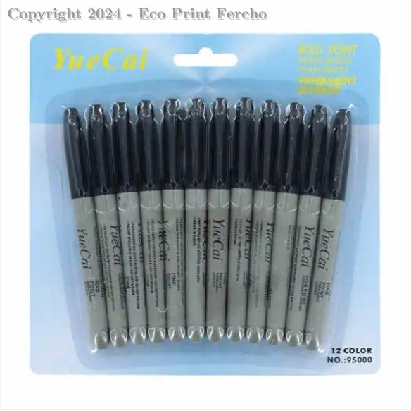 12 plumones permanentes st36876