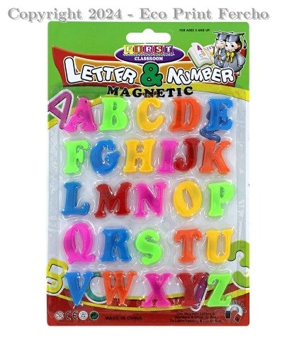 números o abecedario letras magnéticas