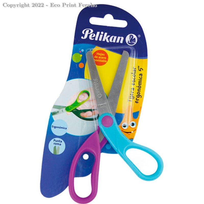 TIJERAS ESCOLARES PELIKAN ERGONÓMICA