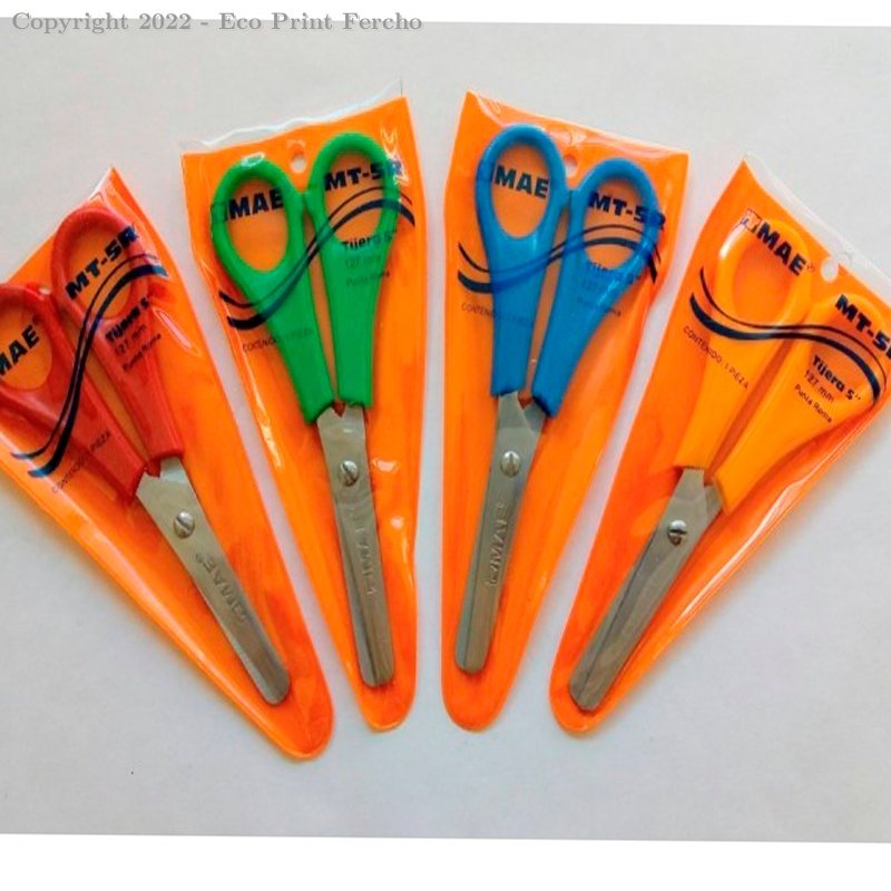 Tijera Escolar 5" MAE 1pza"