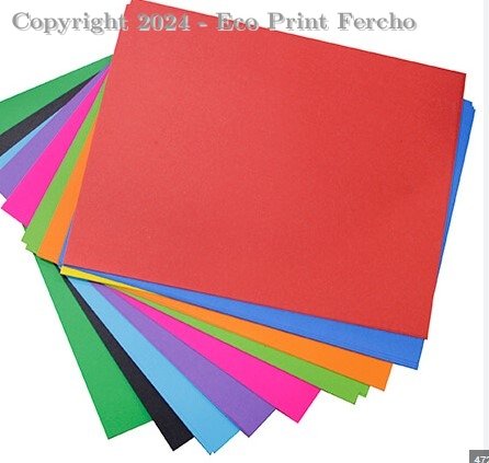 Hoja de Color paquete de 15 hojas