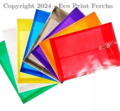 Folder de plastico Tamaño carta