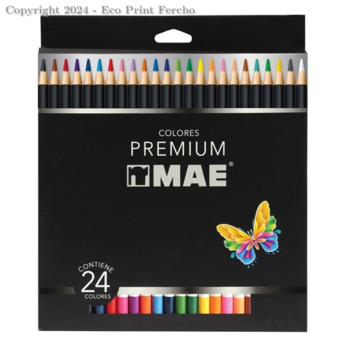 MAE PREMIUM 24 COLORES CRP-24L