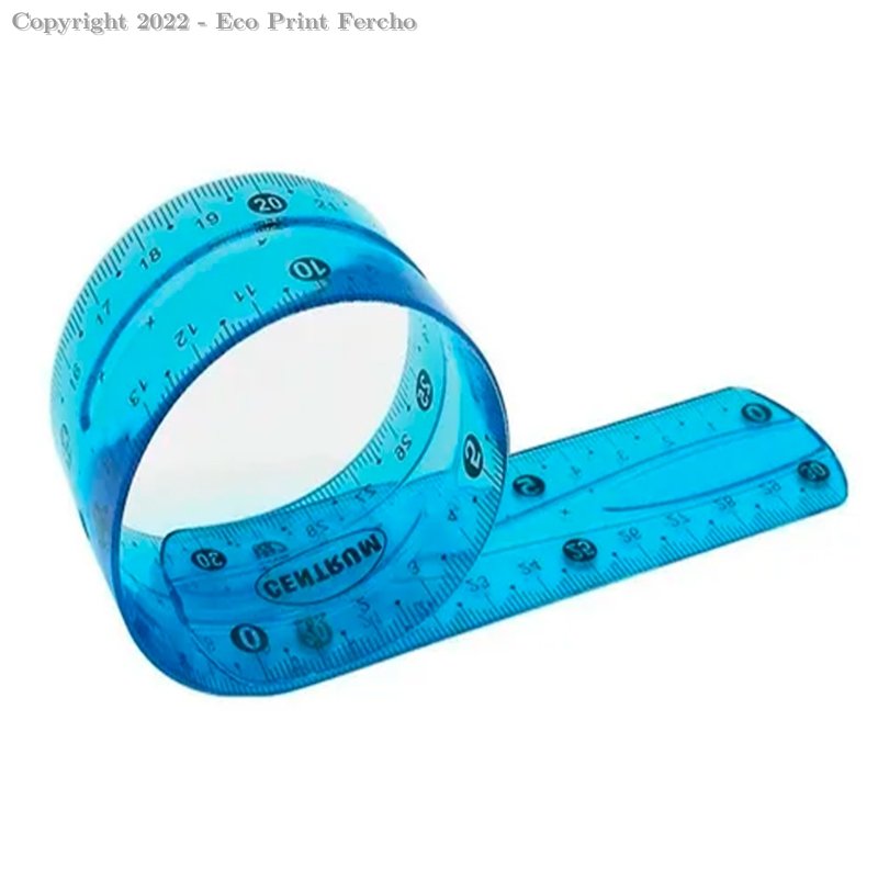 Regla Flexible 30cm Super Colores 1pza