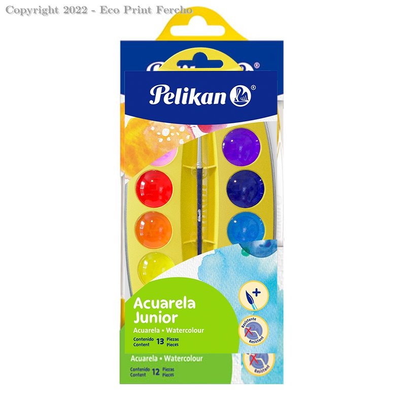 Acuarela Junior con 12 Pelikan