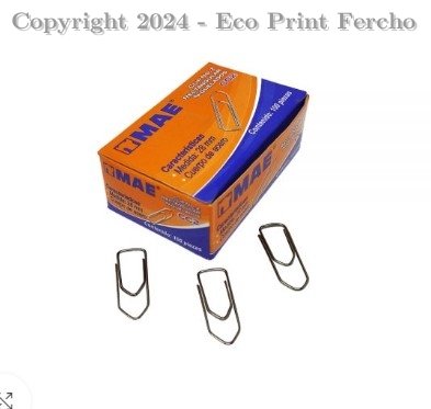 CLIP RECTANGULAR MAE  CON 100 PIEZAS NO 2