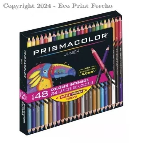Lapices De Colores Prismacolor Con 24 Doble Punta 48 Colores