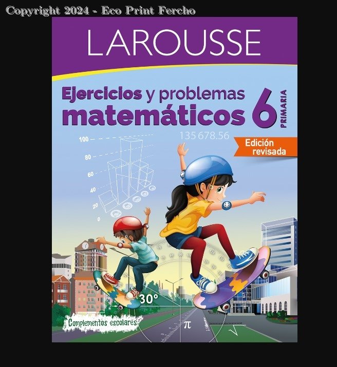 Libro Ejercicios Y Problemas Matematicos 6 Primaria