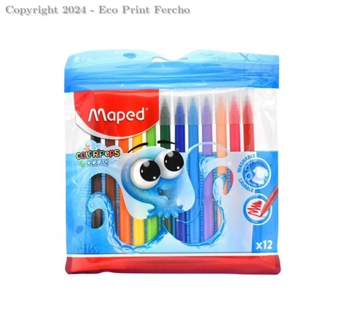 12 PLUMON MAPED PEPS OCEAN LAVABLE